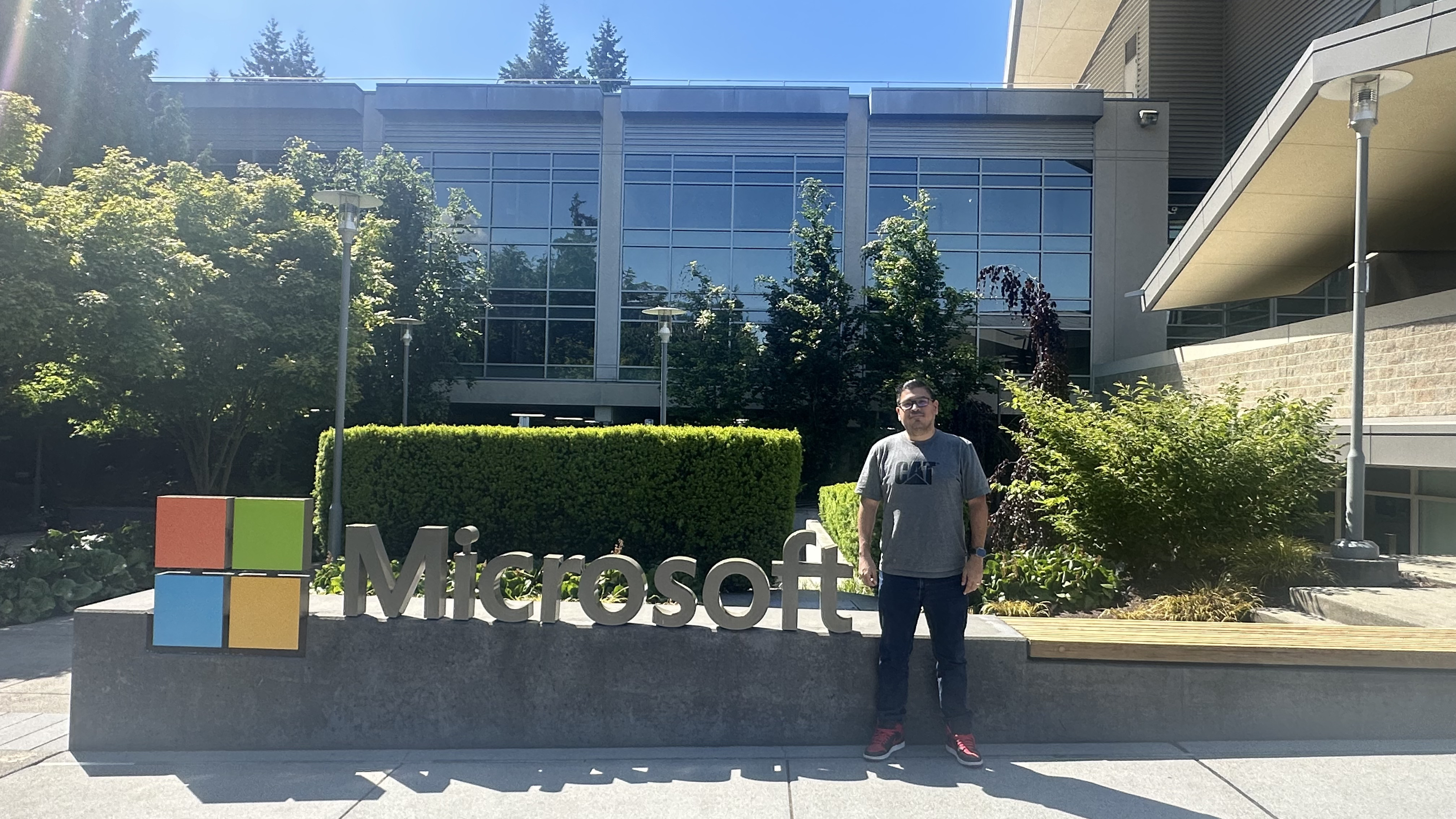 Me at Microsoft Campus