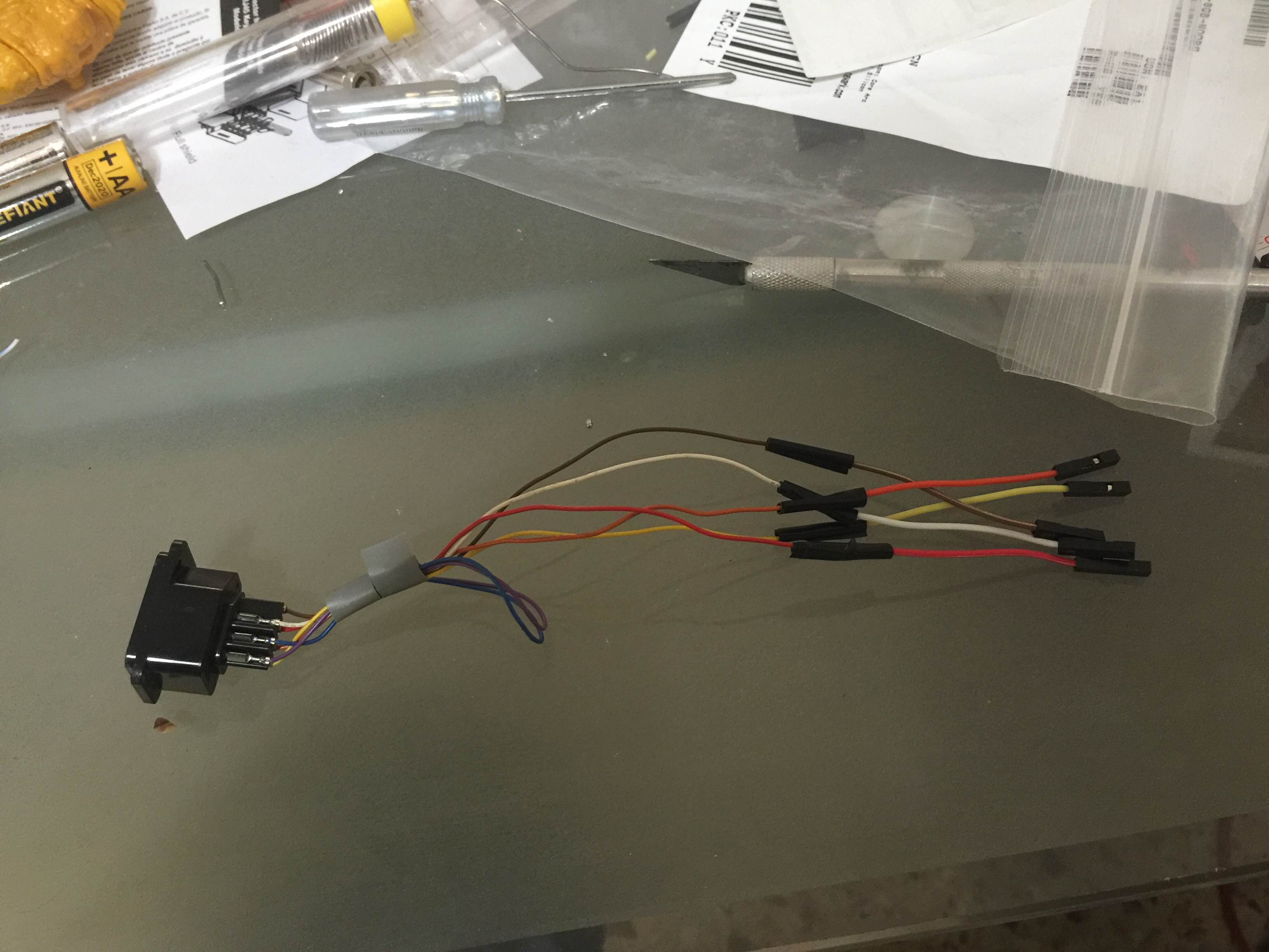 Socket del NES, para su conexión a Raspi