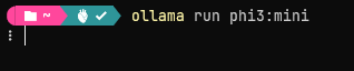 ollama run