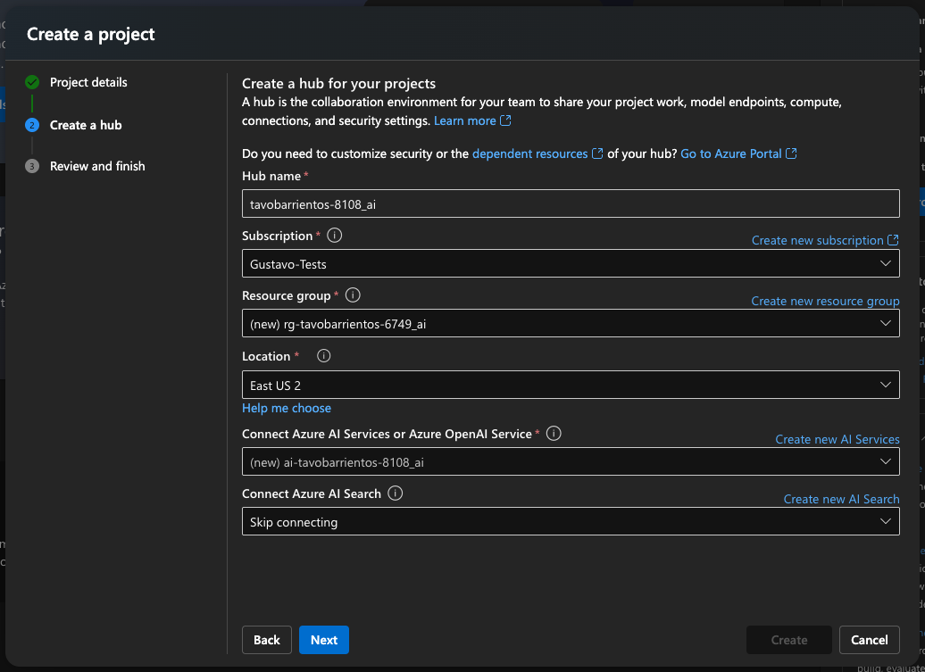 Create a Project